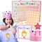 Tickle & Main Potty Princess Training Set - Multicolor, 3-Piece Adjustable Set - Magnetic Potty Training Chart with Sticker Rewards - Princess Storybook & Felt Crown